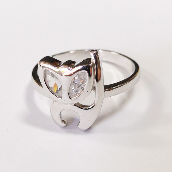 Anello gatto con occhioni brillanti