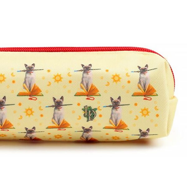 Astuccio gatto con bacchetta magica Lisa Parker, dettaglio