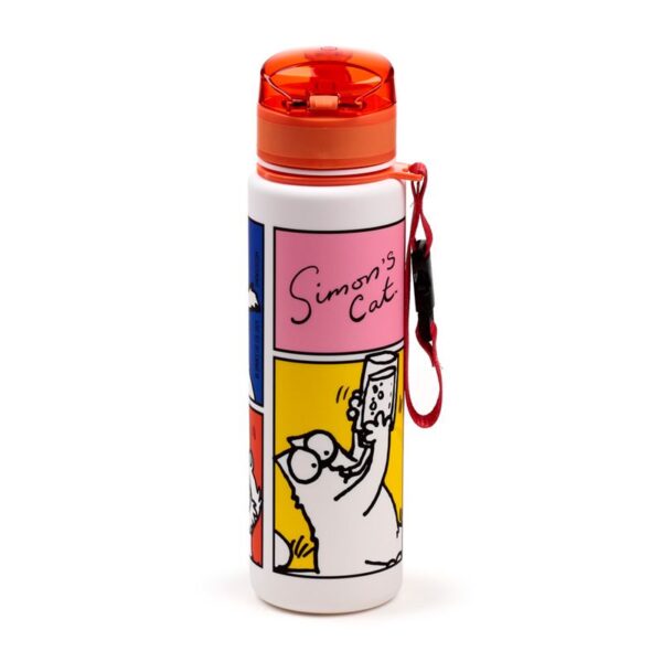 Borraccia infrangibile con gatti Simon's Cat stile fumetto, retro