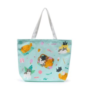Borsa mare con gatti e gattini estivi