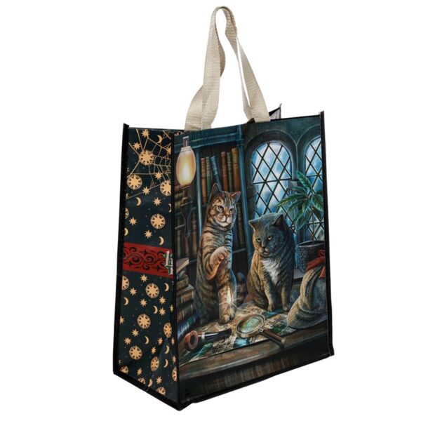 Borsa shopper con gatti investigatori Lisa Parker, lato