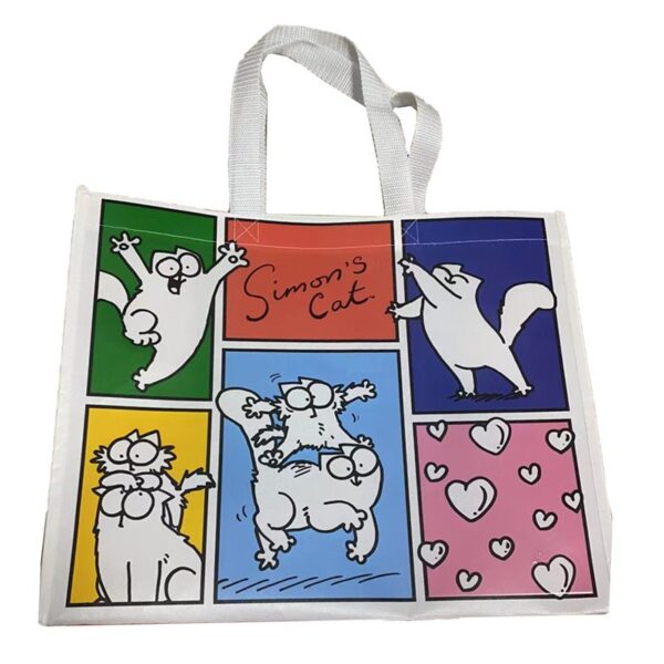 Borsa shopper gatti Simon's Cat stile fumetto