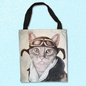 Borsa shopper gatto aviatore