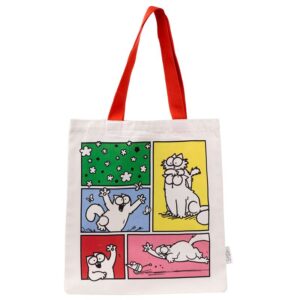 Borsa a spalla con gatti Simon's Cat stile fumetto