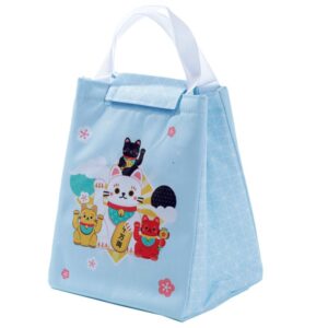 Borsa termica con chiusura a strappo gatto Maneki