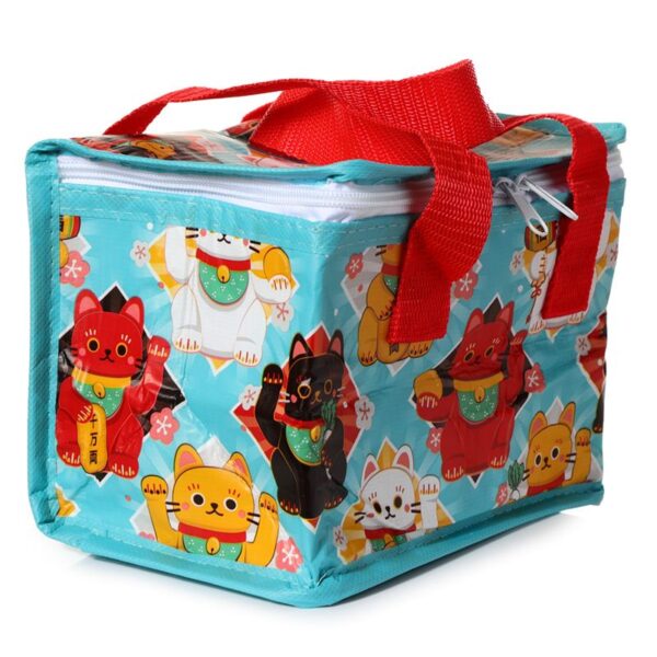 Borsa termica con gatti Maneki, lato
