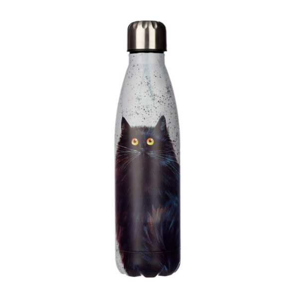 Bottiglia termica con gatto nero di Kim Haskins