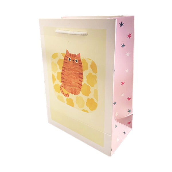 Busta regalo con gatti colorati Planet Cat - S