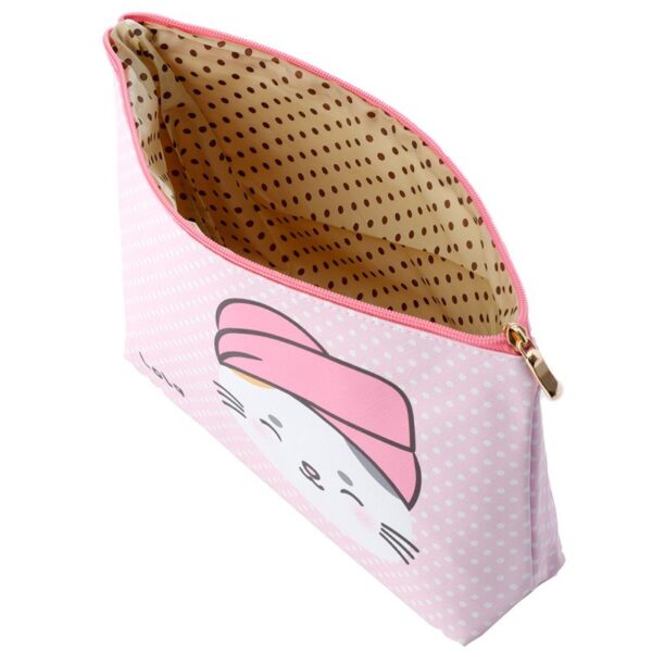 Bustina beauty case con la gattina Lola, interno