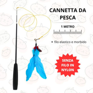 Cannetta pesca telescopica per gatti - Condomicio