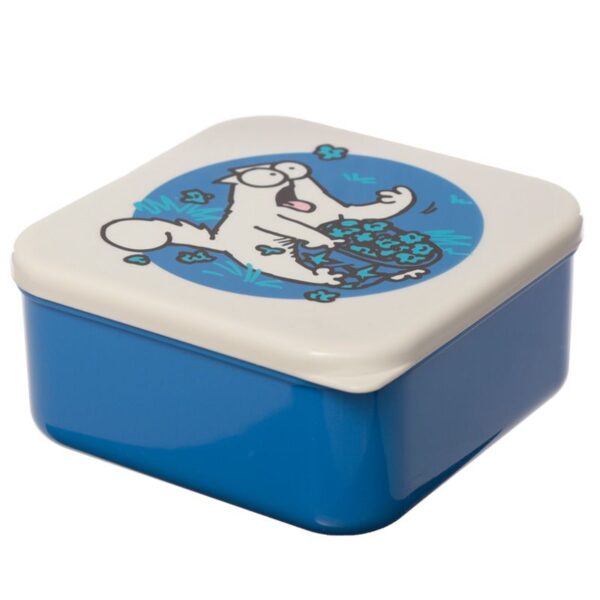 Contenitori per alimenti con il gatto Simon's Cat blu