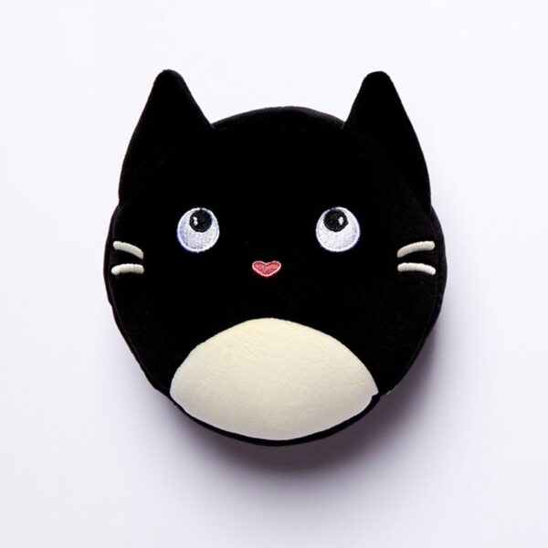 Cuscino da viaggio pieghevole gattino nero