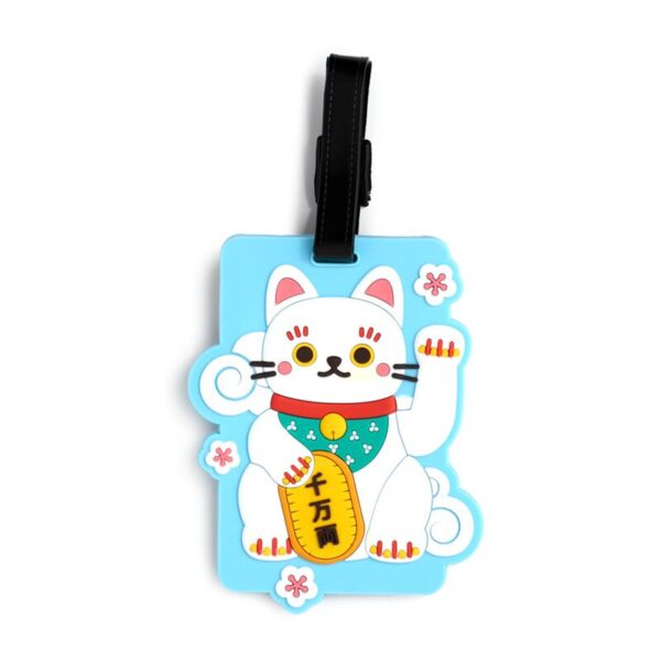Etichetta bagagli gatto portafortuna Maneki