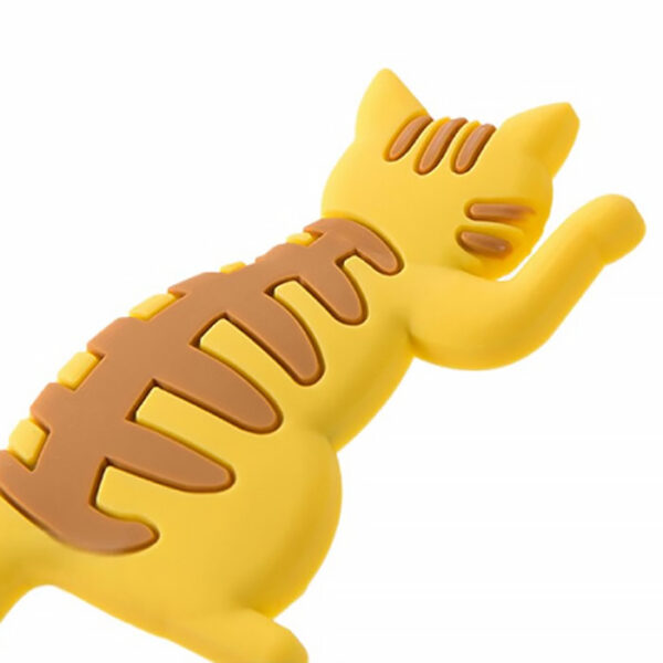 Gancetto magnetico a forma di gatto, dettaglio