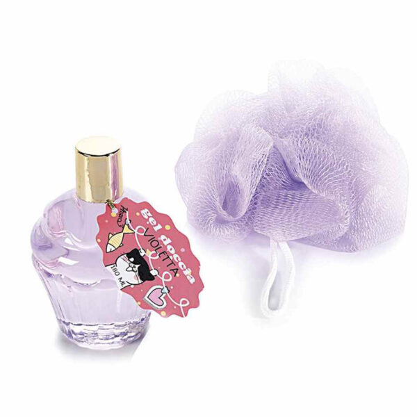 Gel doccia con gatti e spugnetta - Violetta