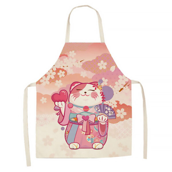 Grembiule da cucina gattina con kimono