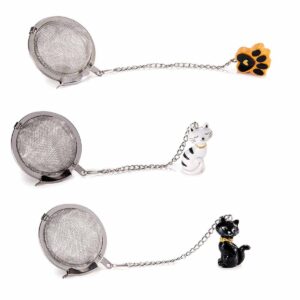 Infusori per tè e tisane con gatti e impronte