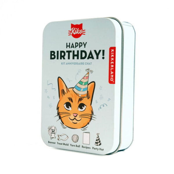 Kit di buon compleanno per gatti, confezione