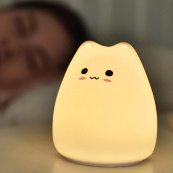 Lampada da notte a forma di gattino