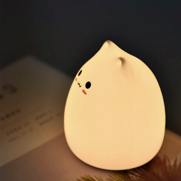 Lampada da notte a forma di gattino di lato