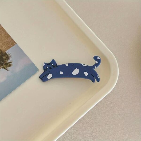 Mollette per capelli gattini maculati, blu