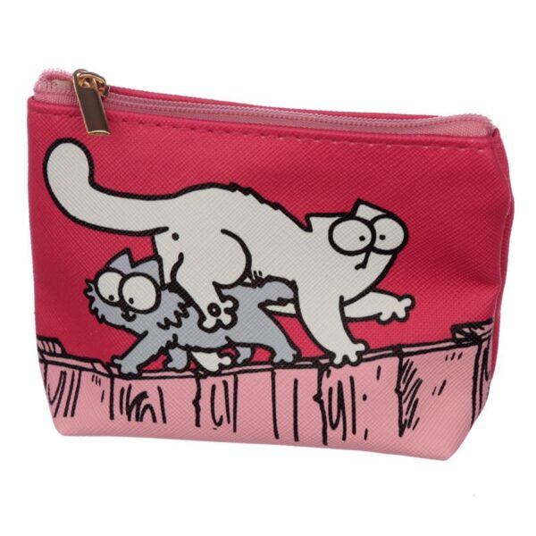 Portamonete con gatto di Simon's Cat, rosso