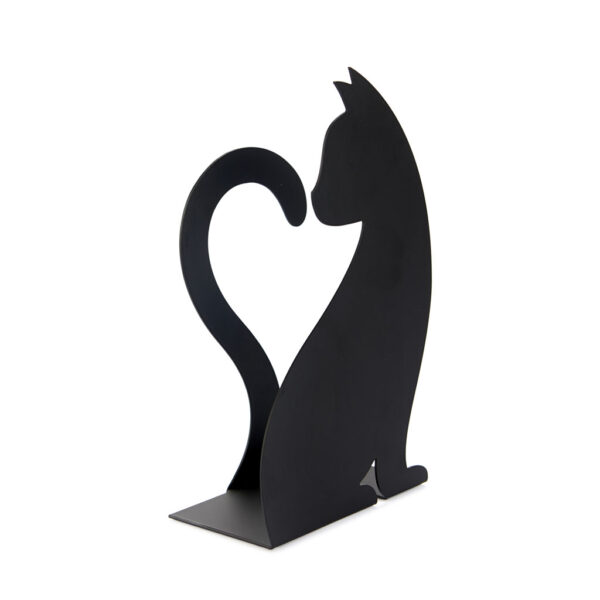 Portatovaglioli silhouette di gatto, tre quarti