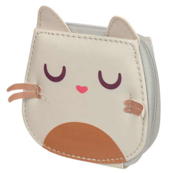 Set manicure a forma di gatto bianco