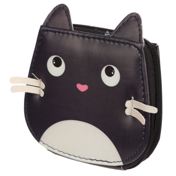 Set manicure a forma di gatto nero