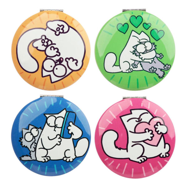 Specchietto da borsa rotondo gatto Simon's Cat