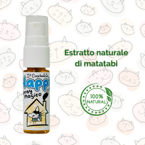 Spray Happy naturale al Matatabi - Condomicio