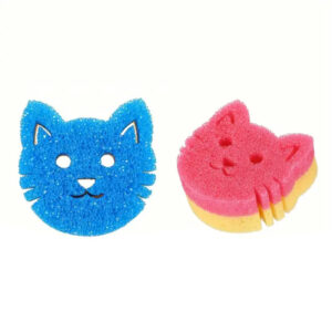 Spugnette da cucina musetto di gatto