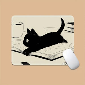 Tappetino per mouse gattino sul libro