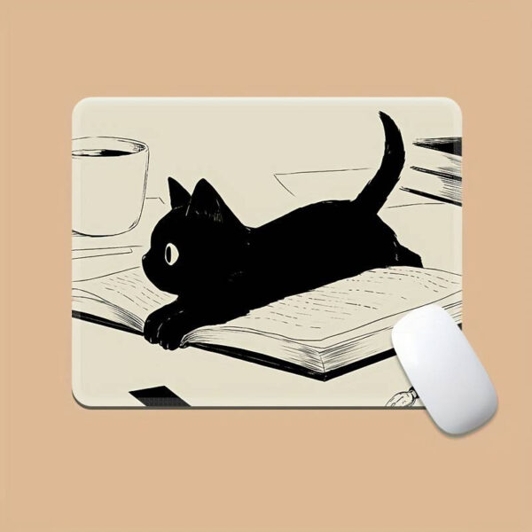 Tappetino per mouse gattino sul libro