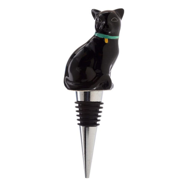 Tappo in ceramica gatto nero