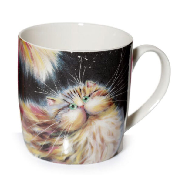 Tazza caffelatte gatto arcobaleno Kim Haskins