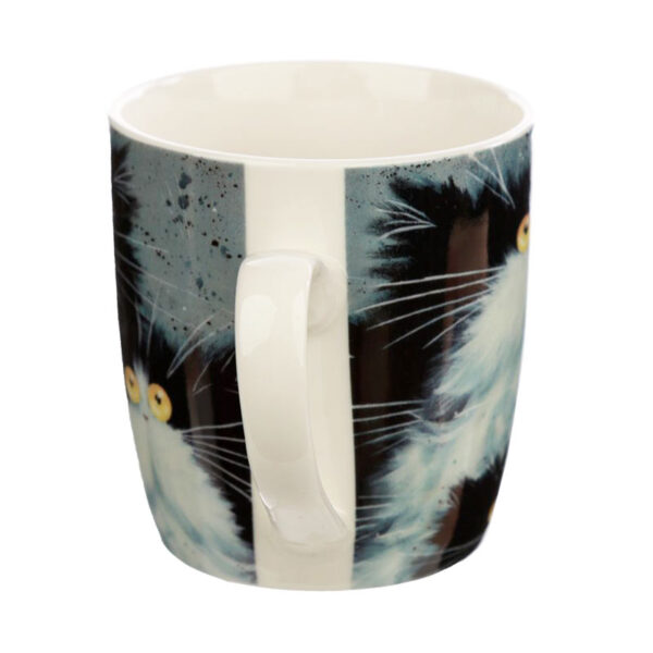 Tazza con gatti pazzi di Kim Haskins, lato